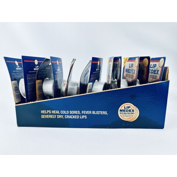 Lot Of 12 Vintage Blistex Lip Medex Rx Balm Tin - Medicated- 1986 - NOS - Picture 11 of 16